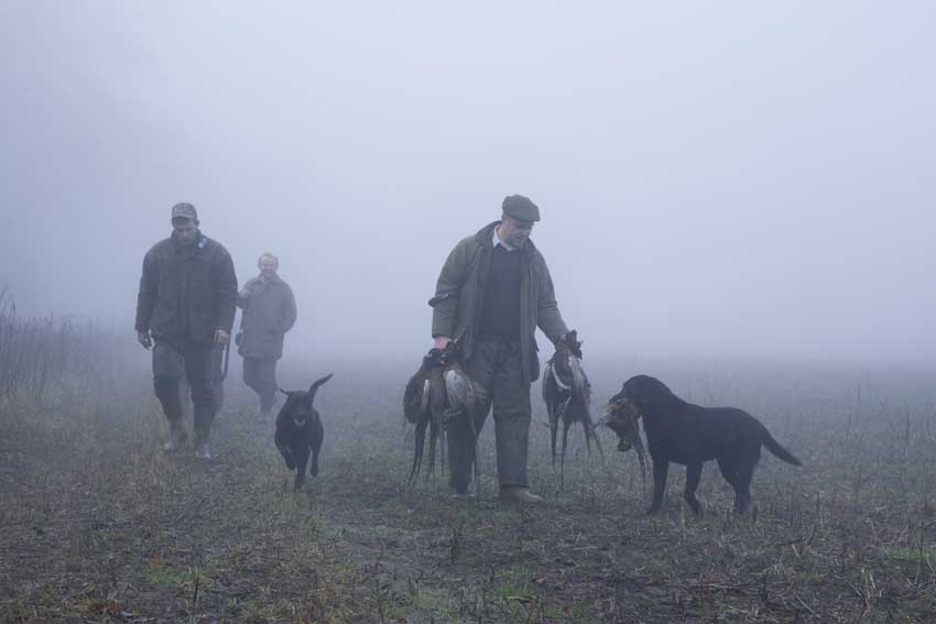Jagthunden på selskabsjagt