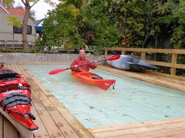 Får bassin til kajaktest