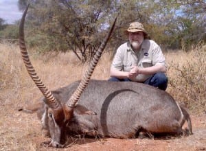 Waterbuck i verdensklasse nedlagt af dansk jæger