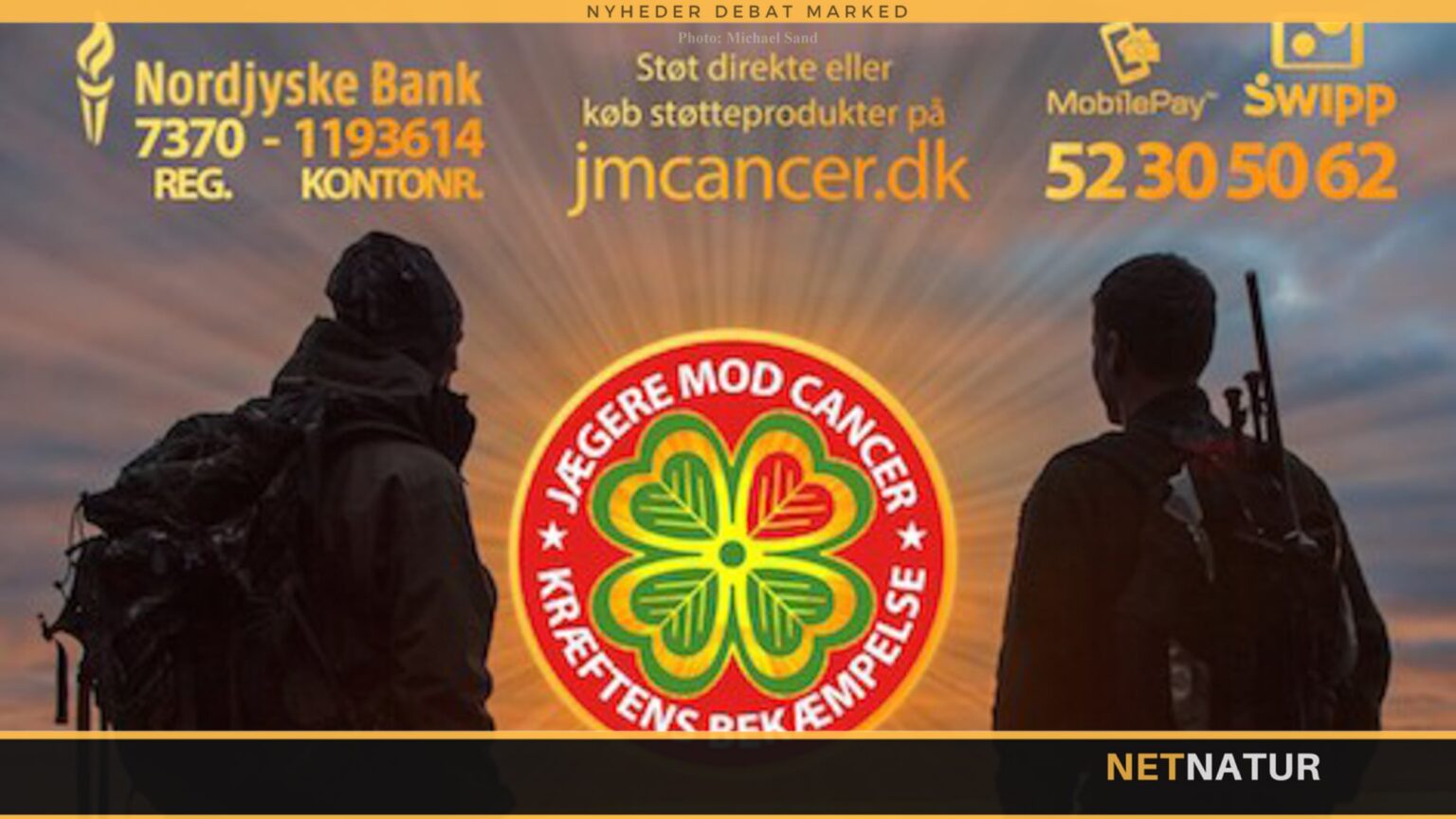 Jægere støtter “Jægere mod Cancer” i Knæk Cancer indsamling