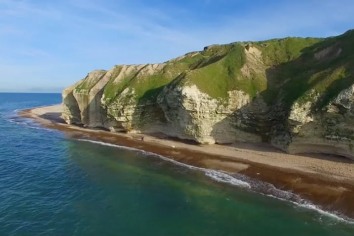 VIDEO Se Bulbjerg i drone-perspektiv