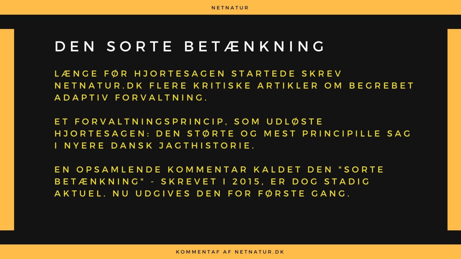 Den sorte betænkning Den sorte betænkning