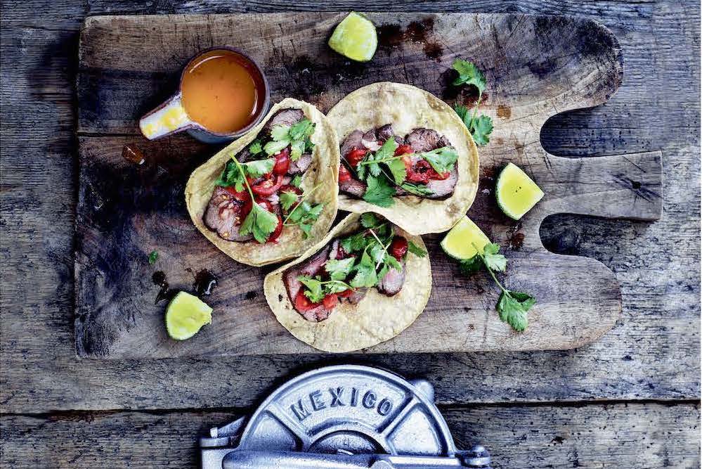 Tacos med kronvildtfilet og Salsa pico de gallo