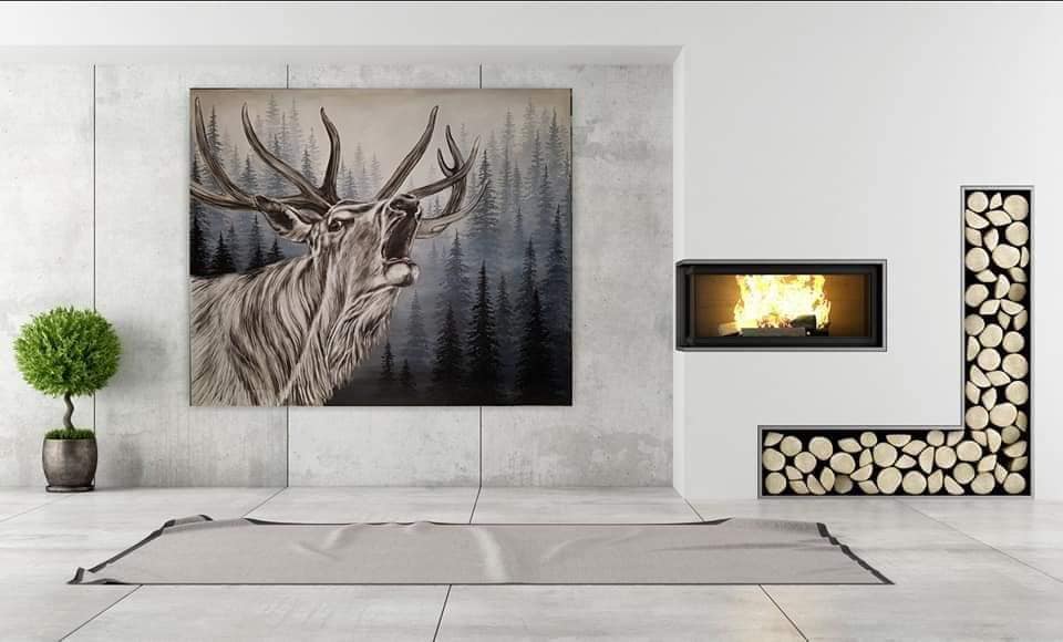 Susanne Hjorth Nielsen maler vildtportrætter, som starter lige i øjet