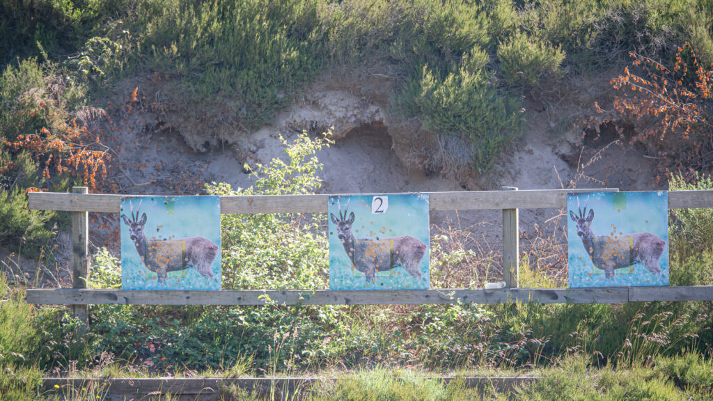 Indskydning af riflen Indskydning af riflen