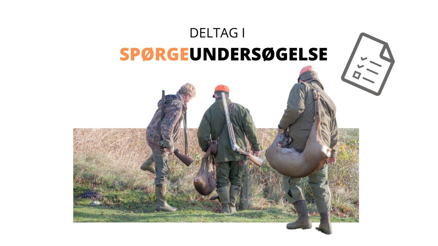 Hvordan udvikler råvildtbestanden sig i dit jagtområde? undersøgelse om råvildt