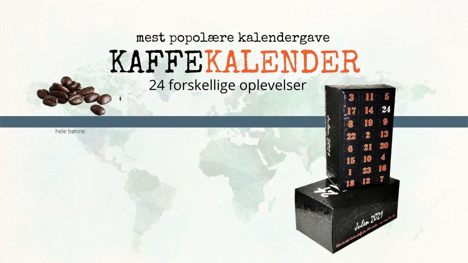Kalendergave: Smagseventyr for alle, der elsker kaffe Kalendergave kaffe