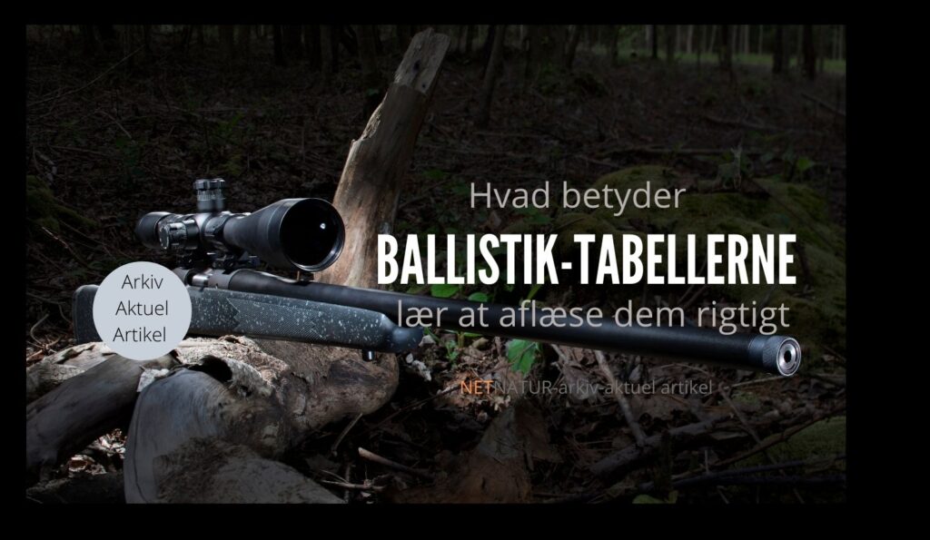 Ballistiktabellernes volapyk for viderekommende