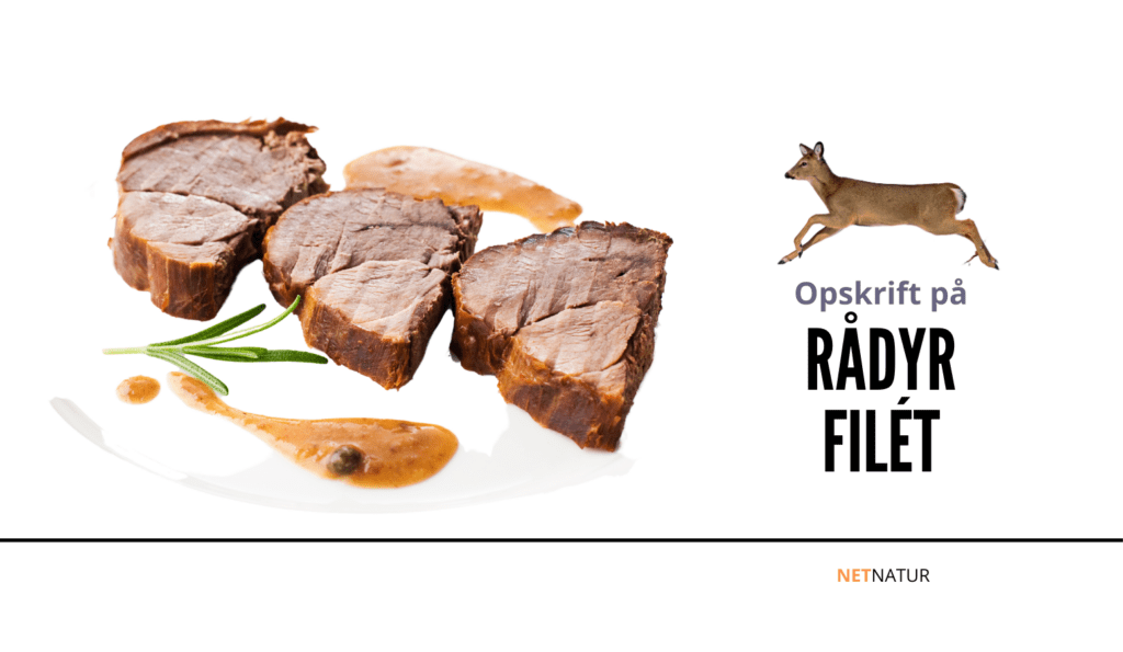 Rådyrfilét i ovnen