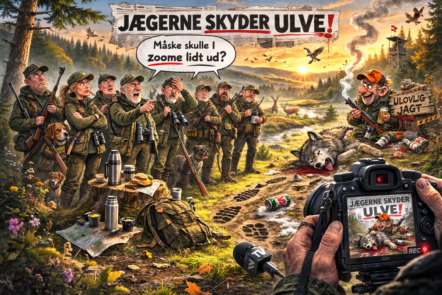 Jagtsagen knækker ikke på grund af uheldige enkeltsager