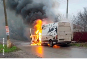 Dyreambulancen i Ukraine er blevet ødelagt Dyreambulancen i Ukraine er blevet ødelagt