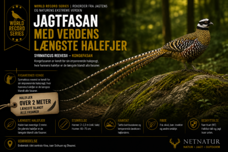 Jagtfasan med verdens længste halefjer Jagtfasan med verdens længste halefjer